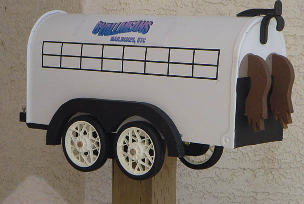 horse trailer mailbox