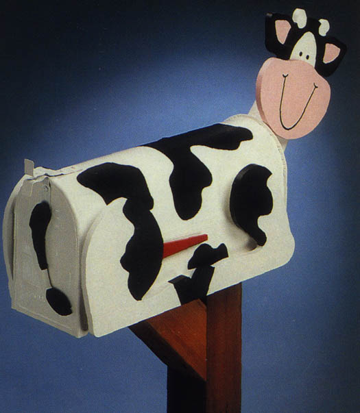 cow mailbox