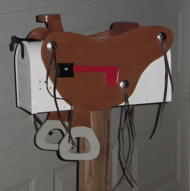 saddle mailbox